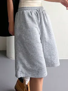 Women's Y2K Retro Streetwear Trend Capri Pants, Adjustable Drawstring, Suitable for Athleisure, Casual and Weekend Outfits