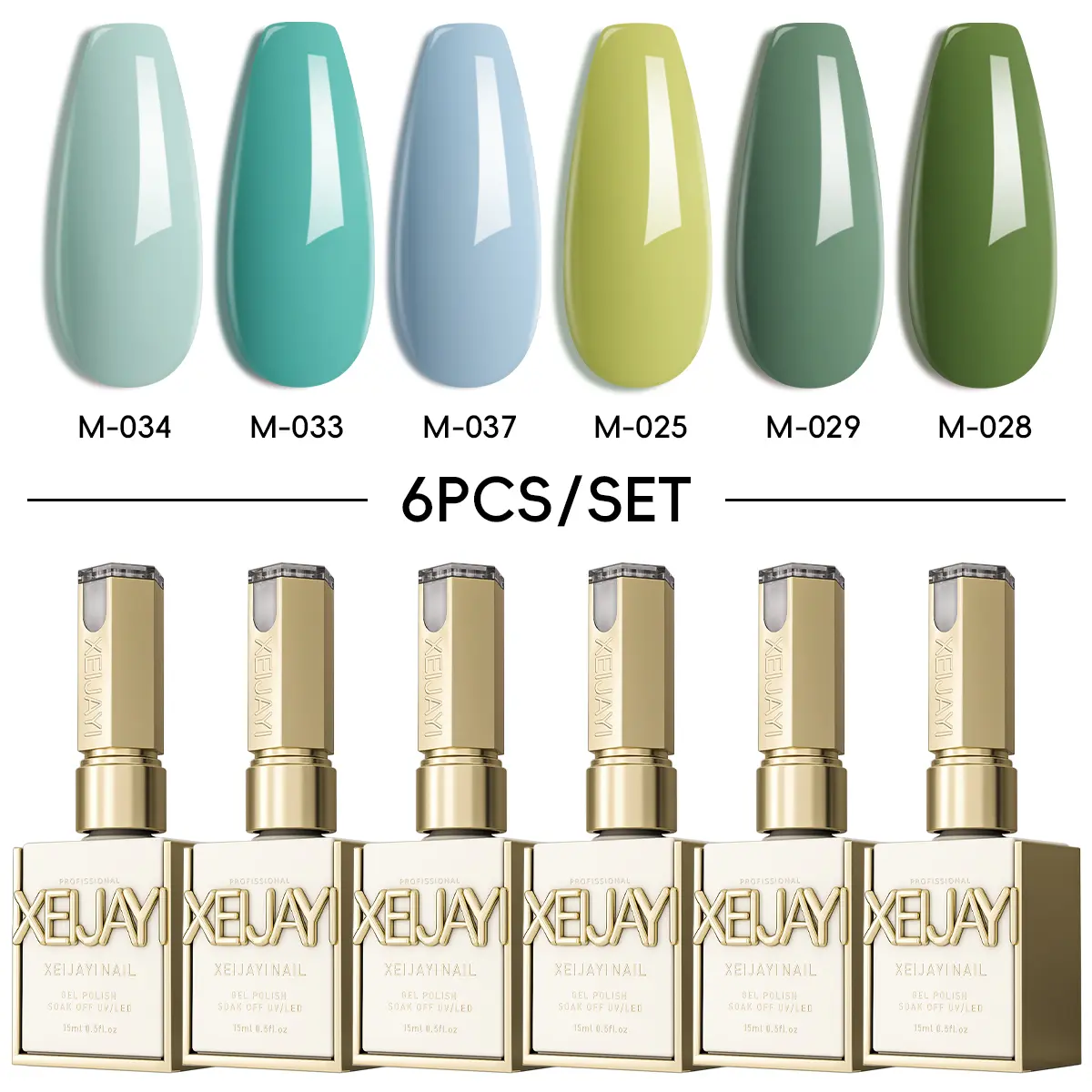 6pcs(34+33+37+25+29+28)