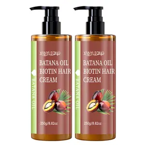 2PCS Batana Oil Hair Cream – Gently cares for dry, frizzy hair, adds healthy shine, improves overall hair condition. Made with soothing botanical ingredients, suitable for sensitive scalps. Ideal for daily use to nourish and restore stressed, damaged hair