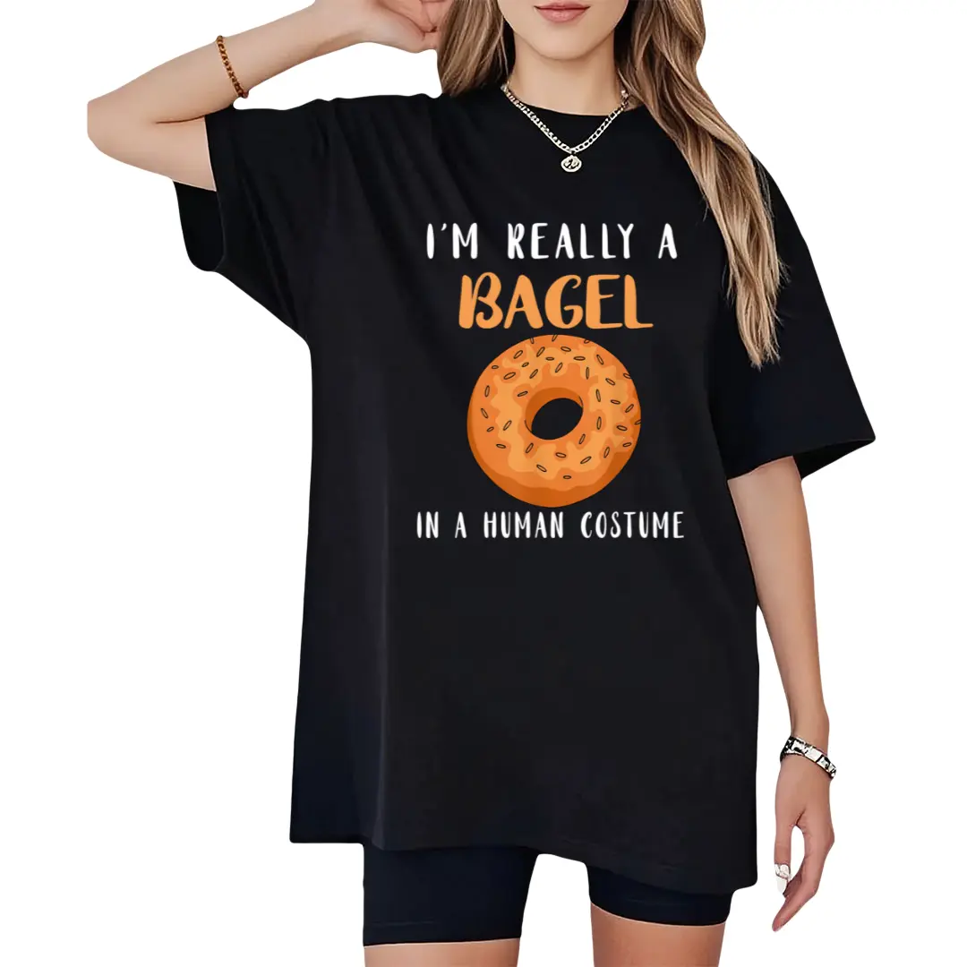 Bagels Human Costume Baker Baking Bagel Lover Bagel T-Shirt