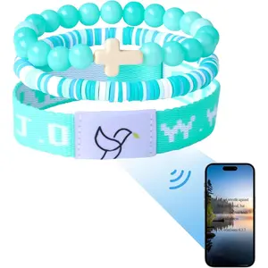 Daily Inspiration Bible Verse Bracelets WWJD Christian Cross Jesus Faith Scripture Religious Gifts for All