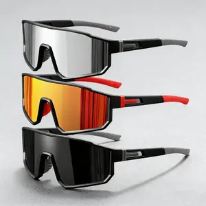 Unisex 3-Pack Outdoor Cycling Accessories - UV400 Protection Safety Glasses, Ergonomic Anti-Slip Lightweight Frame Ultra Safe Shades for Cycling, Running, Safety Cycling Glasses
