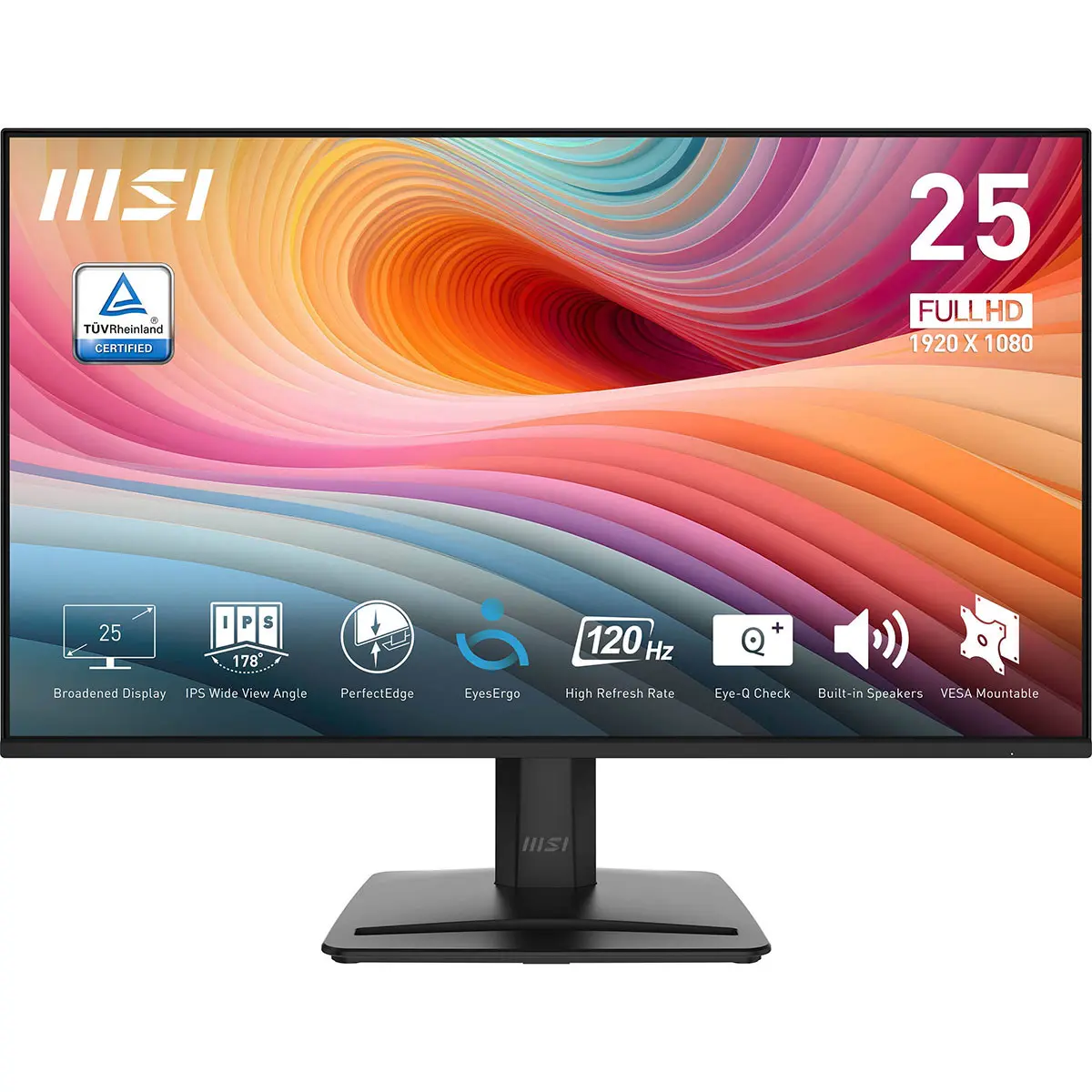 MSI PRO MP251 E2 24.5" 16:9 Full HD 120Hz IPS LCD HDR Monitor