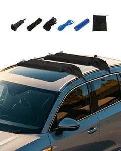 【fathersdaygift】VEVOR Inflatable Soft Roof Rack Bars,37.6-Inch Universal Car Roof Rack Pads88LBS Loading Luggage Kayak Carrier with 2 Tie-Down Straps & RopesHand Air PumpStorage Bag for Canoes Surfboards SUPs