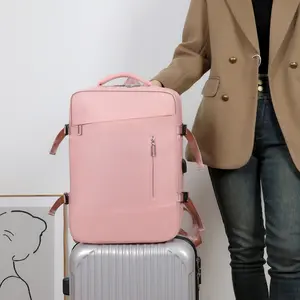 StarStar Versatile Backpack - Pink Modern Design with Adjustable Straps & Multiple Compartments for Everyday Use