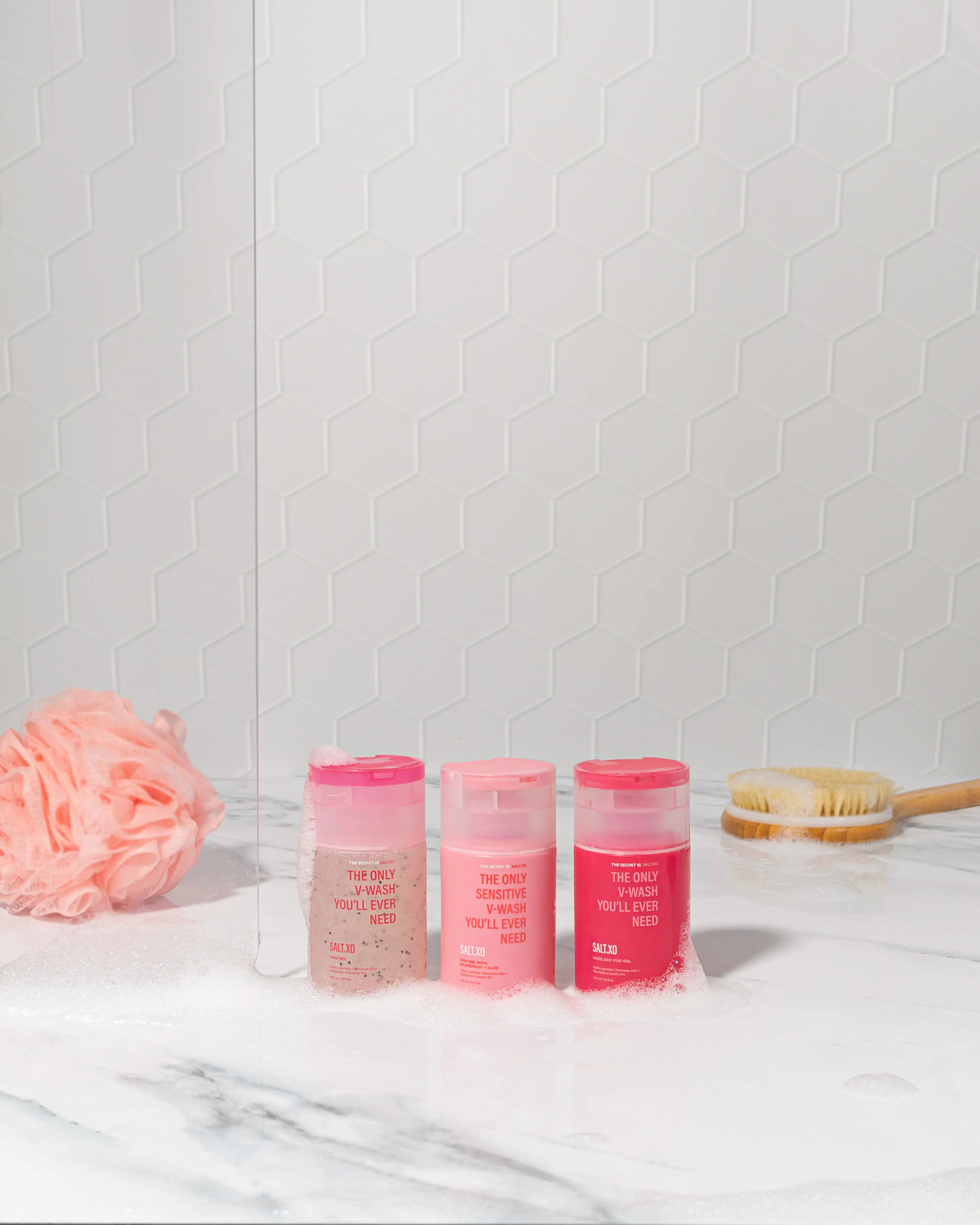 [Travel Size] Salt.Xo | The Kewchie Supreme Bundle - Intimate Wash, Seedless Wash, Grapefruit Sensitive Wash