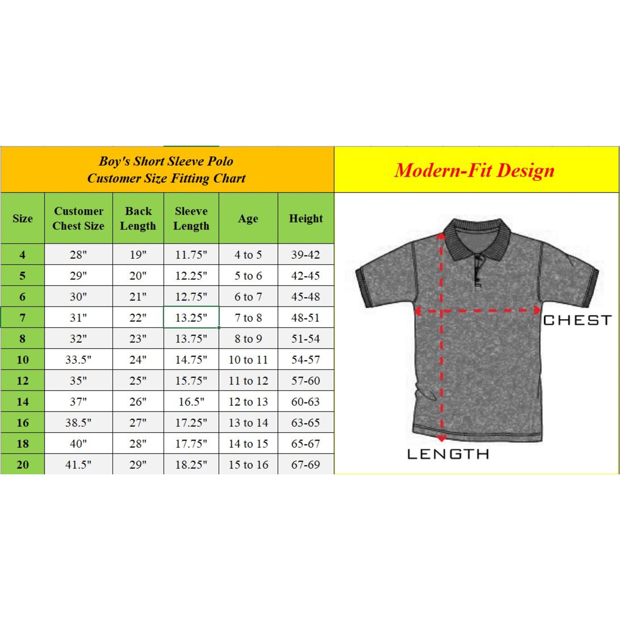 5-Pack School Uniform Tagless Polo TShirt for Little Boys & Big Boys