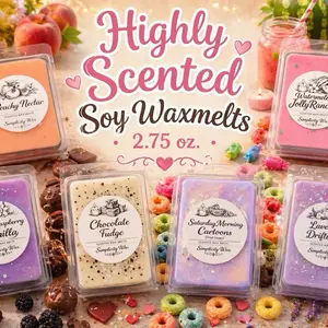 Highly Scented Soy Wax Melts for Home Fragrance - Ideal for Candle Lovers