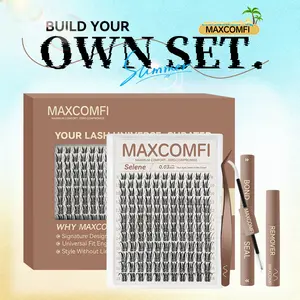 SELENE | MaxComfi Anime Lashes Luna Style APHRODITE That Stick Around Long-Lasting, Waterproof & Super Soft & Thin Band Too |  Waterproof Long-Lasting Natural Daily Style Beginner-Friendly DIY Lashes for Flawless Voluminous Trendy Must-Have