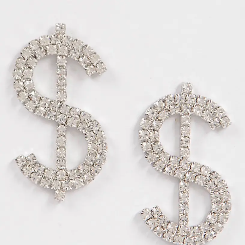 Cash money earrings Female Male