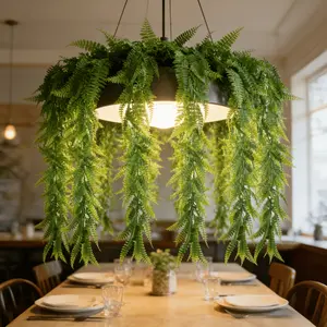 70.9-inch Artificial Persian Leaf Vine - Spring Faux Vine, Suitable for Hotel Office Decor, Room Party Home Wedding Birthday Wall Arch Decoration, New Year Decoration, Home Decor, Spring Wall Decor Background, Wedding Decoration, DIY Decoration