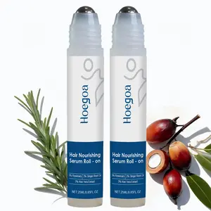 Hair Nourishing Serum Roll-On 2 Counts Set, Hair Revival Serum, Rosemary Oil for Hair Growth, Plant Essential Oils Extract, Supports Thicker Fuller Hair, Suitable for Men & Women