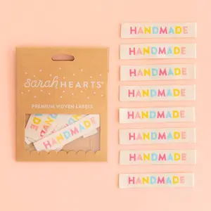 Colorful Handmade - Sewing Woven Clothing Label Tags