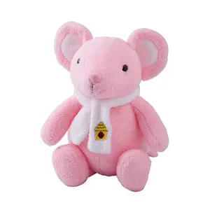 Warm Mouse Plush Toy Zodiac Rat Doll Realistic Birthday Gift Doll Wedding Gift