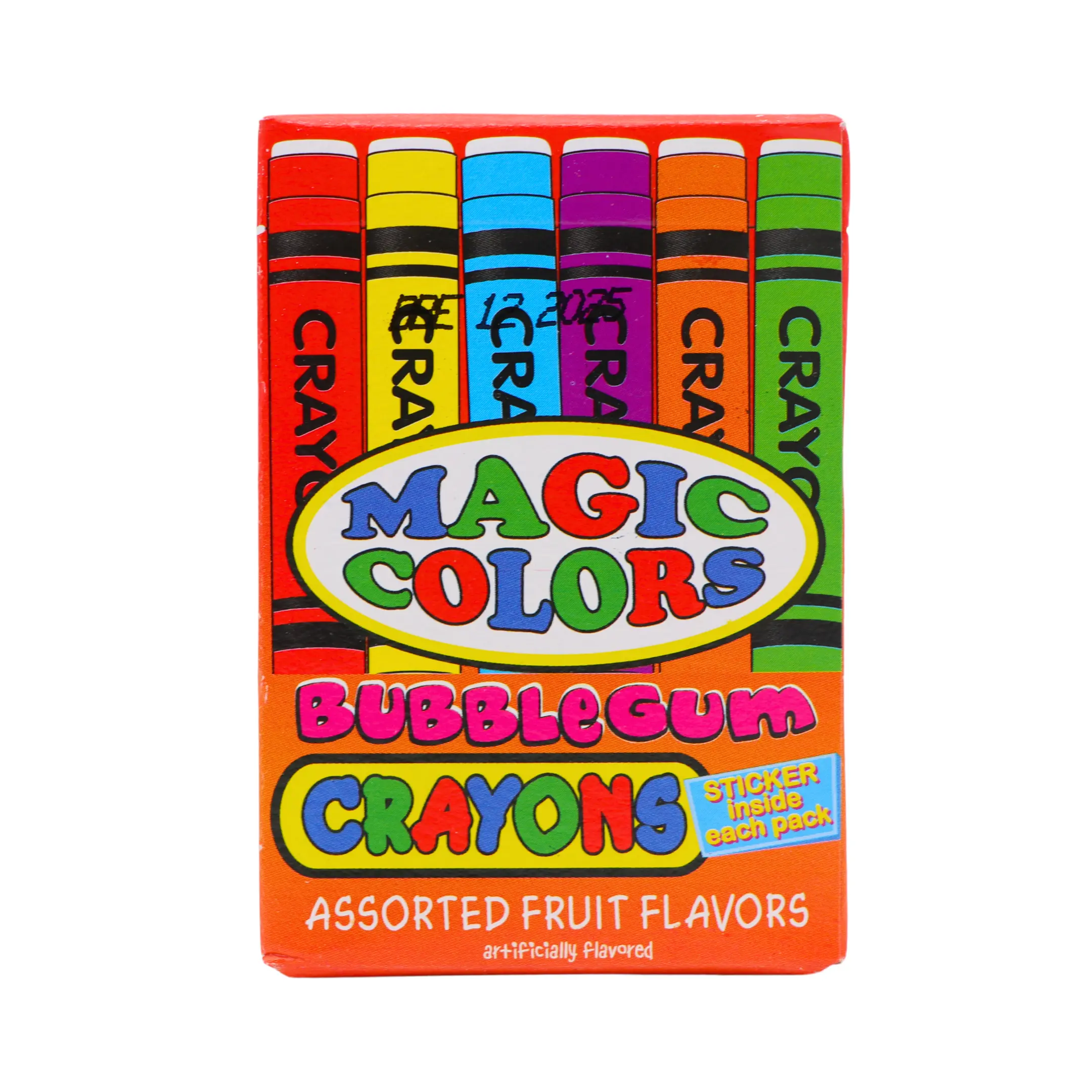 Magic Colors Bubblegum Crayons | Assorted Fruit Flavors