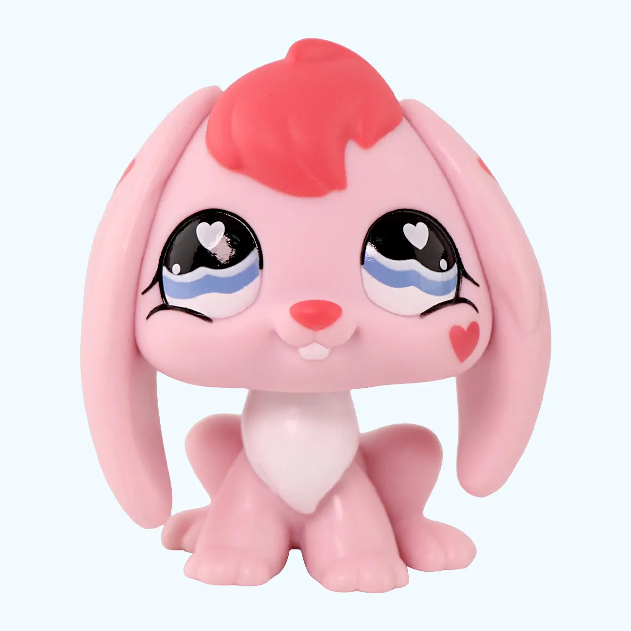 #557 Mini Collectible Simulated Animal Model - Easter Bunny Bobblehead, Whimsical Animals Figurines with Exquisite DIY Accessories, Kids' Easter Gift Toy