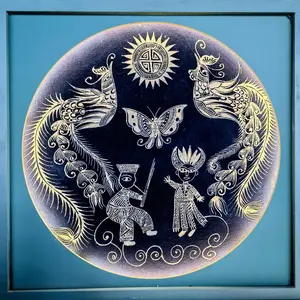 Trending Indigo Batik Fabric Handmade – Custom Miao Textile, One-of-a-Kind Heritage Design (Deposit Only) Scarf Blue Jewellery