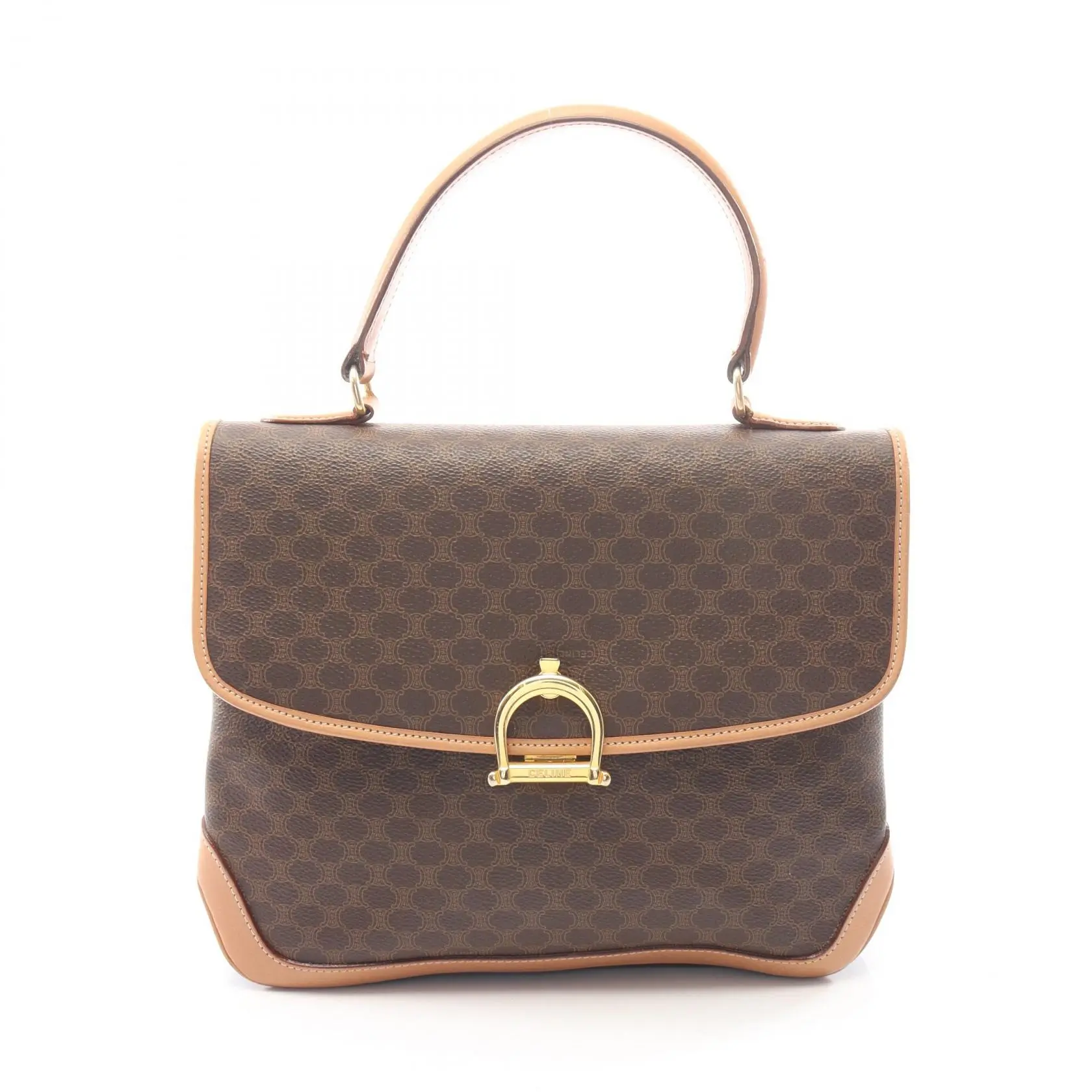 Pre-owned Celine Canvas Shoulder Bags Macadam Coated Handbag