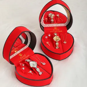 1 set - Women's gift box set, including quartz watch + necklace + earrings + ring, fashionable watch combination, as a gift for friends, parents, colleagues, girlfriends