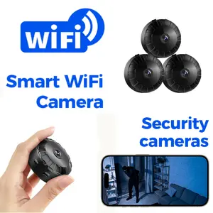 Mini Wireless Magnetic Security Camera, Real-Time Audio Video Recording, HD Indoor Surveillance, Smart Pet Camera, Flexible Installation