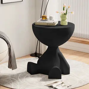 Circle Side Table, Bedroom Night Stand, Living Room End Tables, Small Space Furniture, Creative Couch Table, Bedside Nightstand for Small Spaces Modern Sofa Table for Living Room and Bedroom