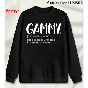 Mother’s Day Gammy Sweatshirt – Comfortable 100% Unisex Long Sleeve Gift for Grandma