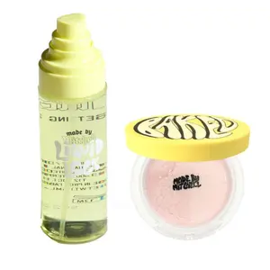 Baked Loose Powder & Setting Spray Bundle, 2 Counts/set Long-lasting Flawless Makeup Kit, Perfect for Women & Girls All Skin Types