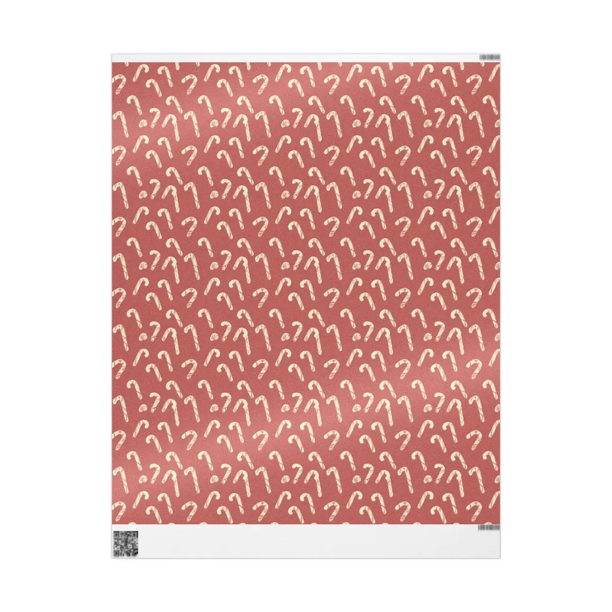 Creamy Candy Canes Wrapping Papers