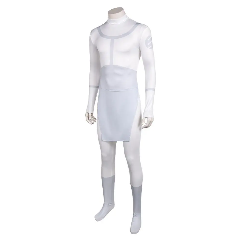 Mark Grayson Invincible Cosplay Battle Jumpsuit, Men's Milk Protein Fiber White Menswear Costume for Halloween, Carnival Roleplay (Toys & Hobbies DIY Specialty DIY Supplies)