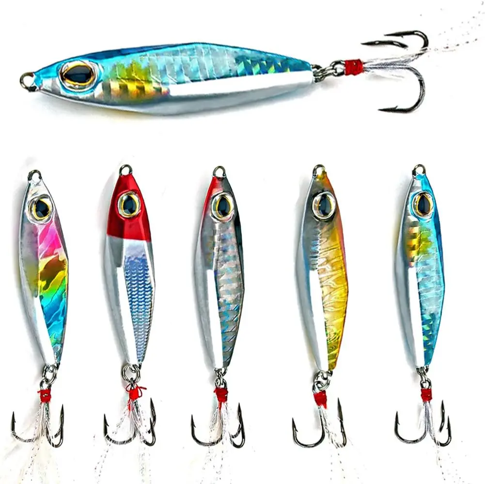 Summer Spring Gift Jigs Fishing Lures Sinking Metal Spoons Micro Jigging Bait Summer Spring Gift Jigs Fishing Lures Sinking Metal Spoons Micro Jigging Bait