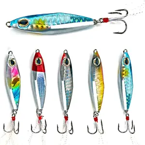 Summer Spring Gift Jigs Fishing Lures Sinking Metal Spoons Micro Jigging Bait