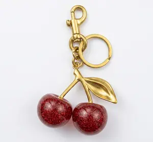 Sweet Cherry Keychain🍒| Bag Charm & Car Key Holder| Cute Gifts for Women