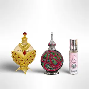 Hareem Gold 35ml + Naseem Al Layl 35ml + Yara Roll-On 10ml Oil - Perfumed Oil Gift Bundle