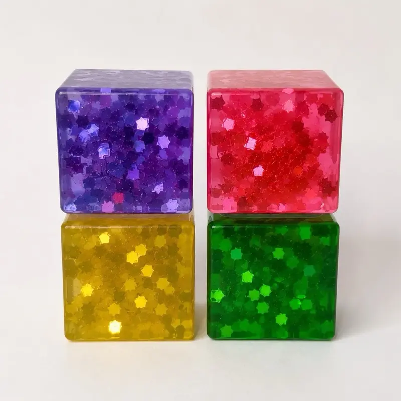 Squishy Cube, Stress Relief Fidget Toy for Kids and Adults, Soft Slow-Rebound Sensory Toy