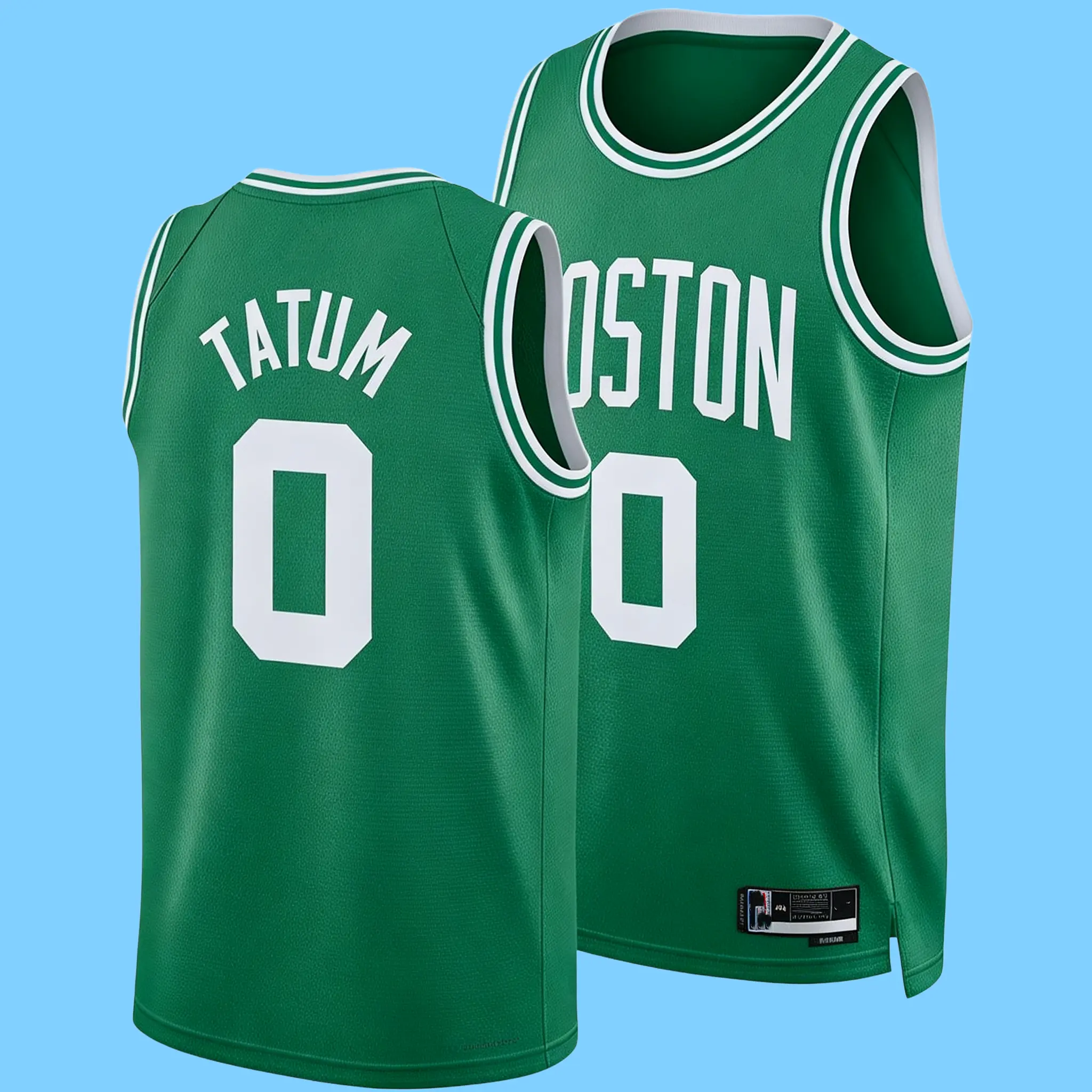 Jayson Tatum Men's Classic-Design Sleeveless stitched Basketball Jerseys green shirt 2025