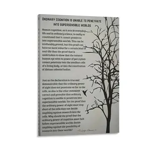 Rudolf Steiner Quotes Poster Canvas Wall Art For Room Aesthetic And Decor 7 Canvas Poster Bedroom Decor Sports Landscape Office Room Decor Gift Frames Ornaments Decoration Artistic Print Photo