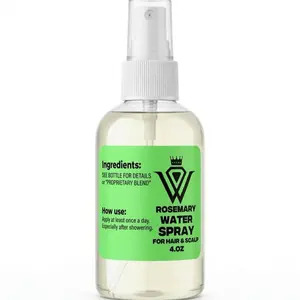 ROSEMARY WATER SPRAY FOR HAIR & SCALPS