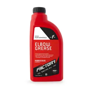 Factory Racing Parts Maximum Strength Elbow Grease 1 Quart (Empty) Bottle, Gag Gift, Dad Joke, Car Guy Prank
