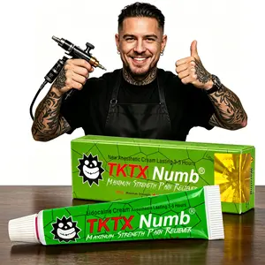 TKTX Tattoo Numbing Cream,Limited Edition 99% Very Strong, Relief Cream for Tattoos, Waxing, Microneedling, Lecithin External Cream(10g) Cosmetic.