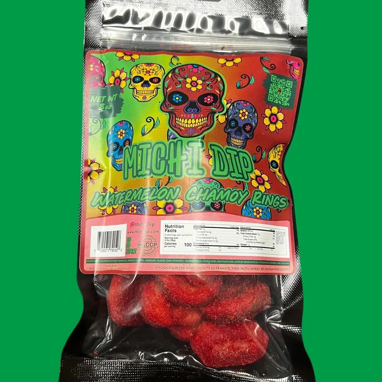 Watermelon Chamoy Rings