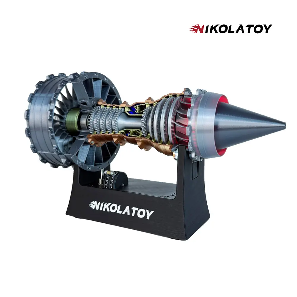 NIKOLATOY TR900 Turbofan Engine Scale Model, Classic Novelty Toy Flagship Item