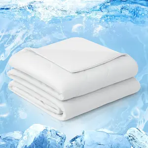 EASELAND Cooling Comforter – Summer Cool Blanket for Hot Sleepers & Night Sweats, Cold Touch Fabric Absorbs Body Heat, Double-Sided Cool Design, Soft & Fluffy, Ideal for Bed, Couch, Travel & Camping, All-Season Use