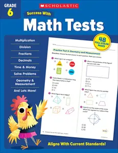 Scholastic Success with Math Tests Grade 6 Workbook -- Scholastic Teaching Resources - Paperback