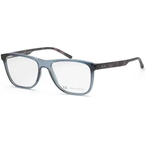 Armani Exchange Men's 54mm Shiny Blue Opticals AX3048-8238-54