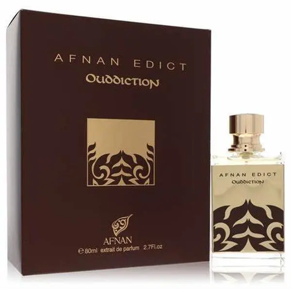 Afnan | Edict | Ouddiction | Unisex Fragrance | 100 ML - 3.4 OZ | Eau De Parfum | Oud - Lavender & Wood