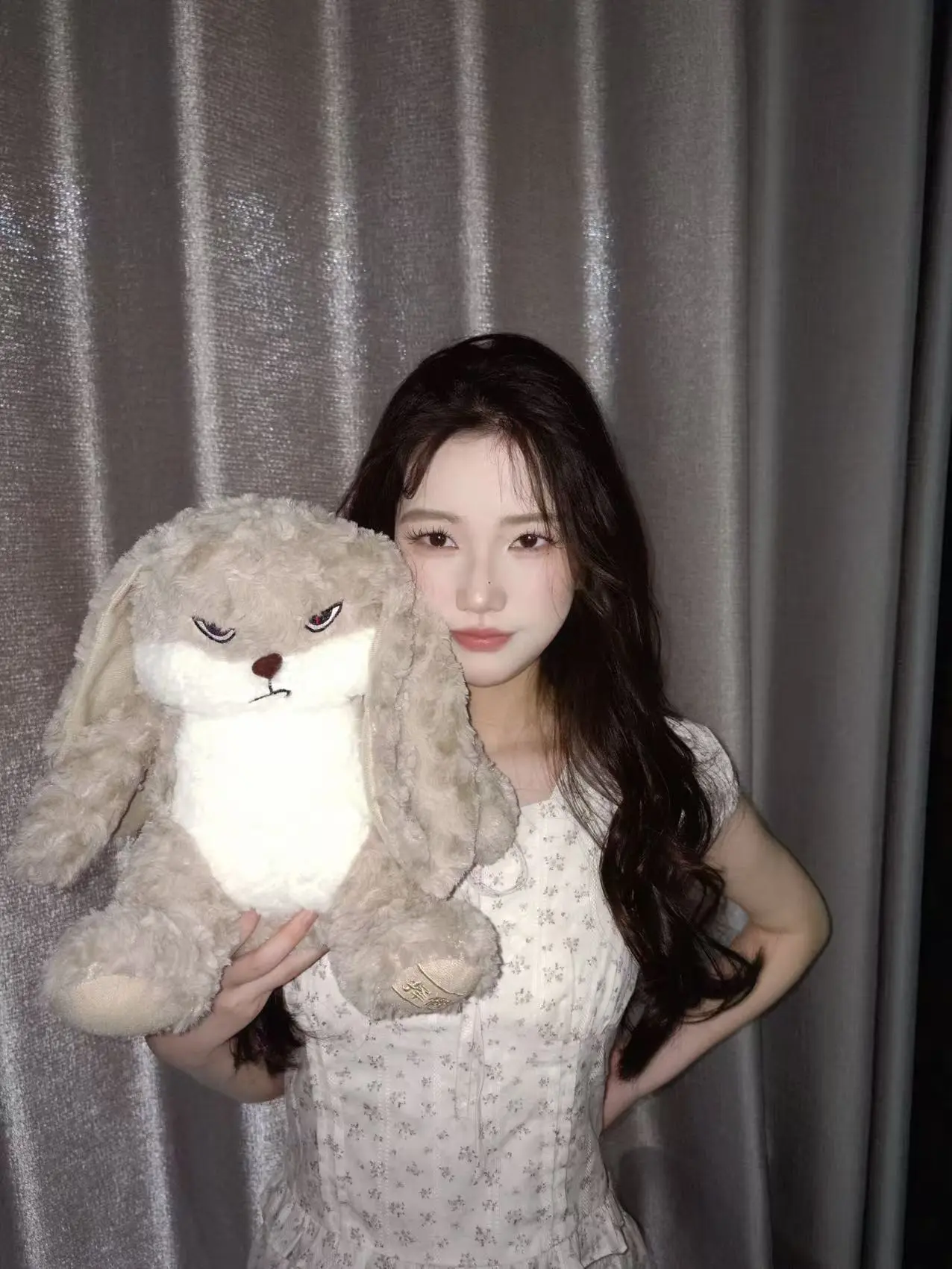 Funny Angry Rabbit Plush Toy - 35cm(14"), 65cm(25") Durable Soft Fluffy Cute Stuffed Animal, Soft Collectible Bunny, Kawaii Bedroom Decor, Easter/Birthday Stuffed Animal Gifts for Kids
