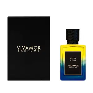Vivamor Magic Hour Eau De Parfum - 100ml/3.4 oz, Amber Vanilla Floral Eau Perfume, Exotic Fruits Scent, Elegant Perfume Mist for Daily Use