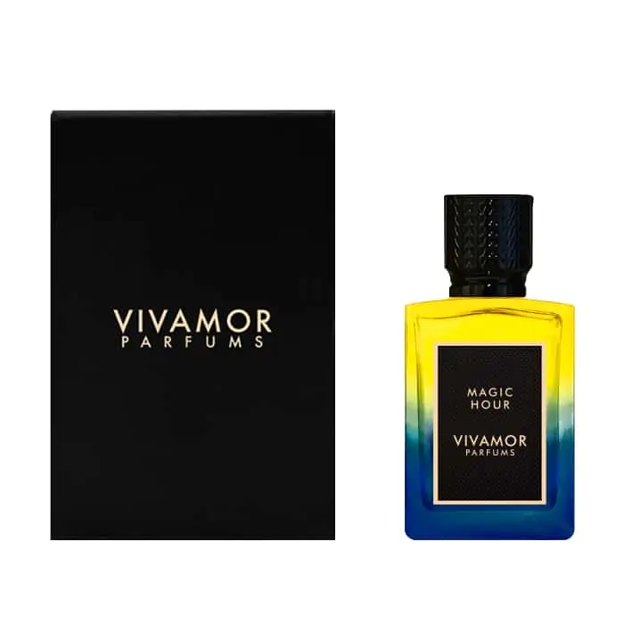 Vivamor Magic Hour Eau De Parfum - 100ml/3.4 oz, Amber Vanilla Floral Eau Perfume, Exotic Fruits Scent, Elegant Perfume Mist for Daily Use