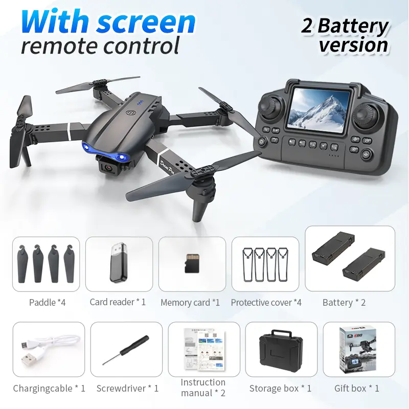 E99 Foldable Foam Remote Controller Aeroplane Quadcopter - Affordable UAV with Camera, Beginner-Friendly Mini Unisex Toy, Christmas Kid Gift for Indoor Use, Efficient Delivery, Drone, Remote Controller Aeroplanes