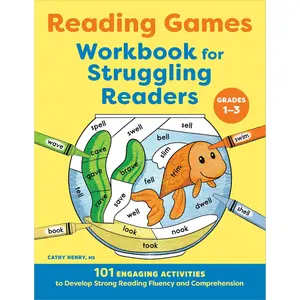 Reading Games Workbook for Struggling Readers | 101 Activities, Reading Fluency, Comprehension Skills & Literacy Practice Book for Kids - Paperback